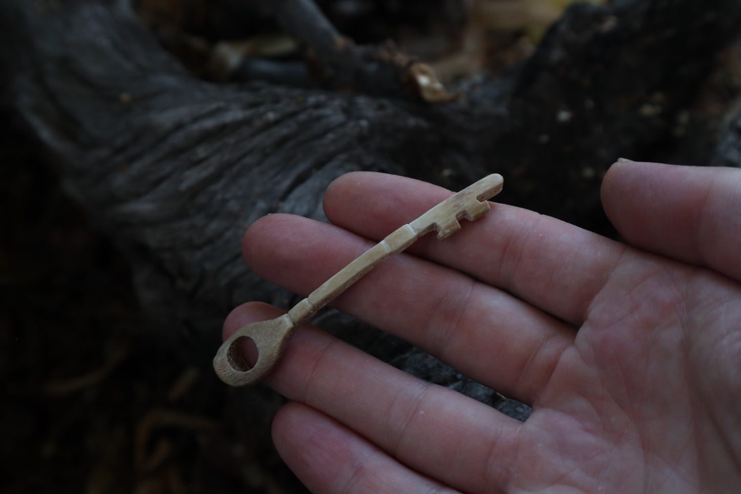 German Shepherd Bone Skeleton Key