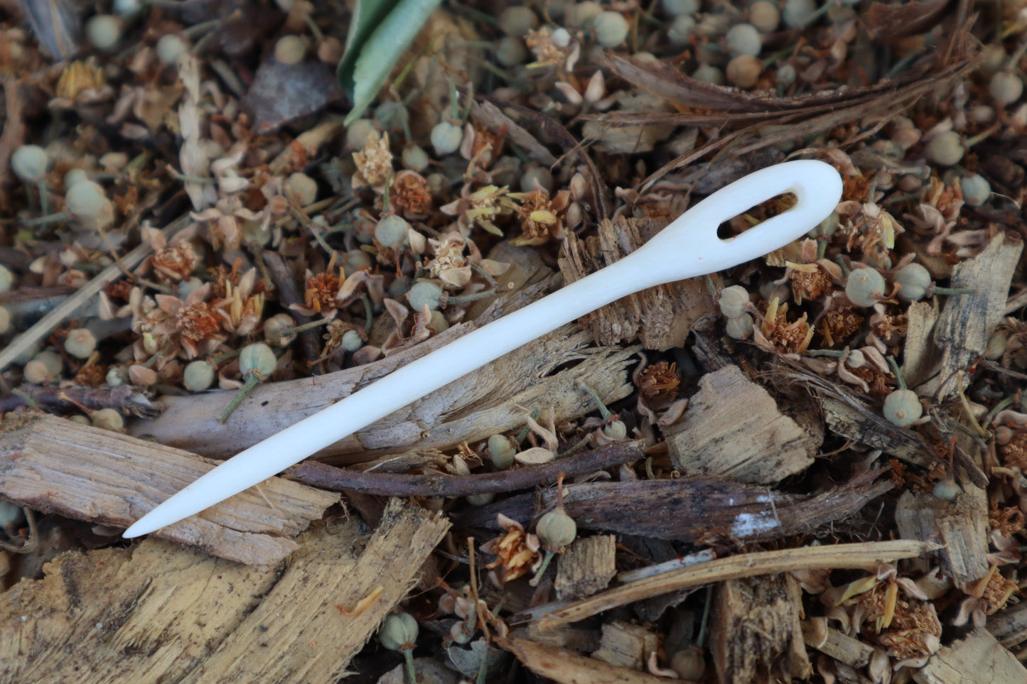Reserved for Karen- Wolf Bone Sewing Needle