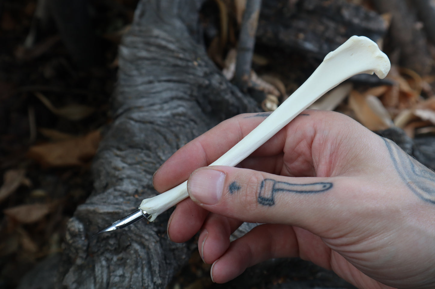 Red Fox Bone Calligraphy Pen