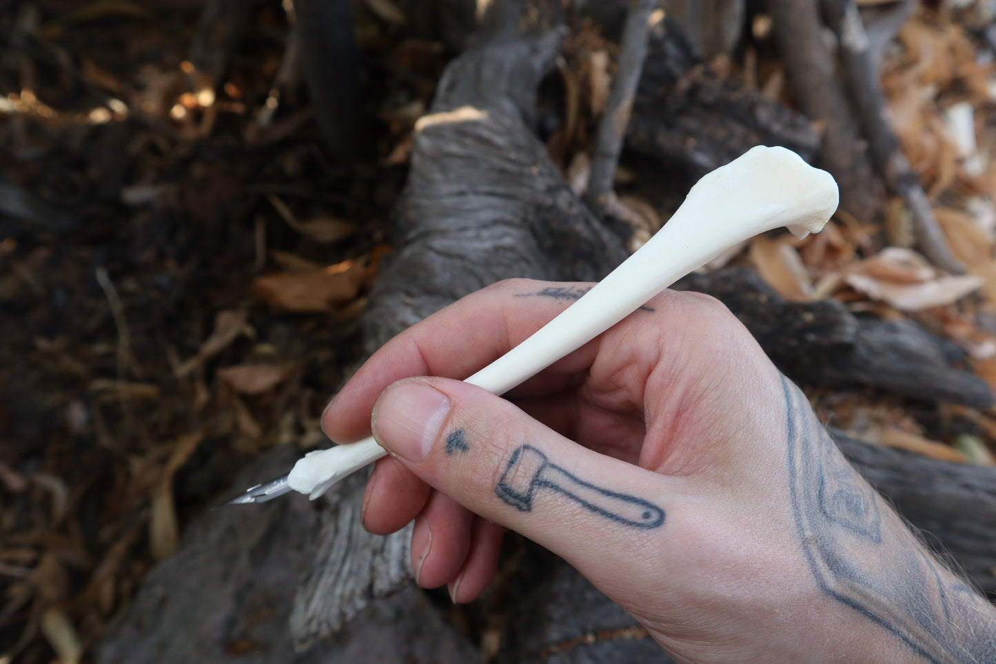 Red Fox Bone Calligraphy Pen