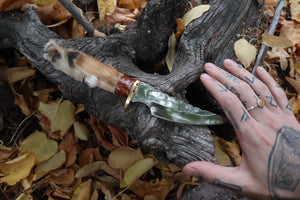 Sorceror's Coyote Paw Knife