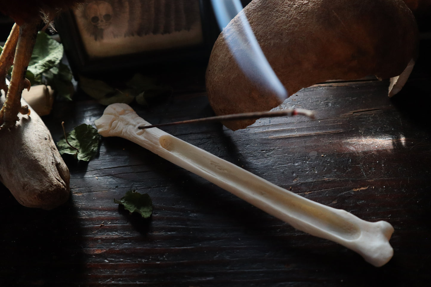Wolf Bone Forest Spirit Incense Burner