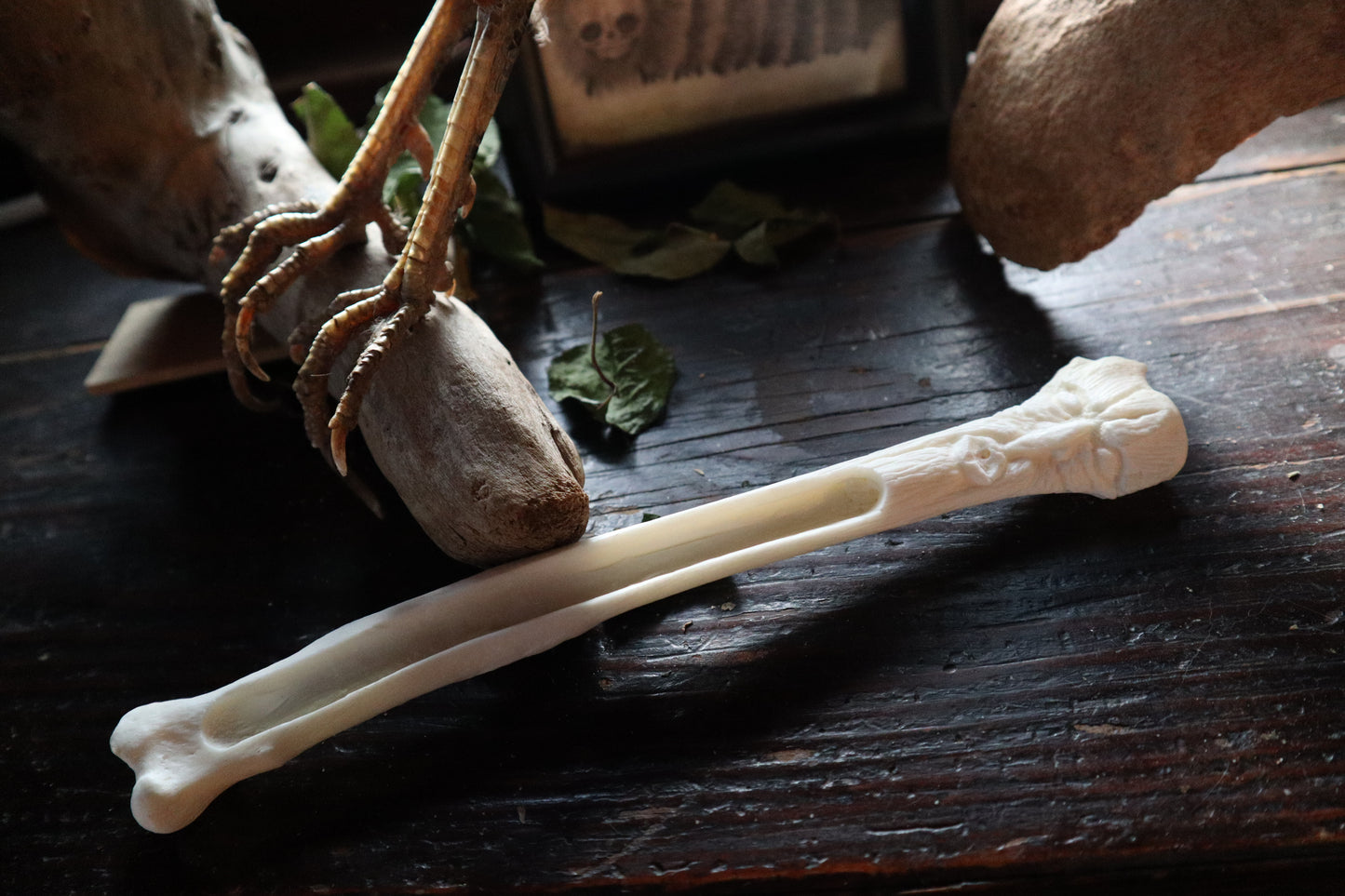 Wolf Bone Forest Spirit Incense Burner