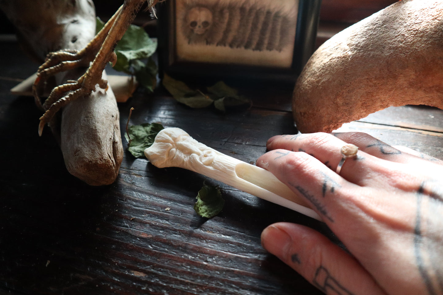 Wolf Bone Forest Spirit Incense Burner