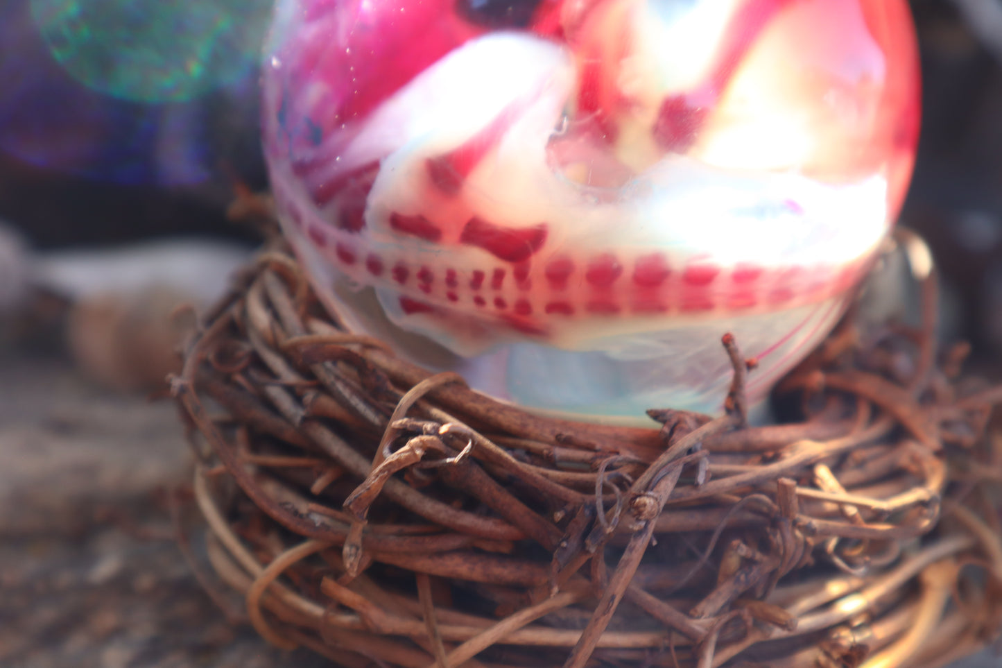 Diaphonized Red Fox Crystal Ball