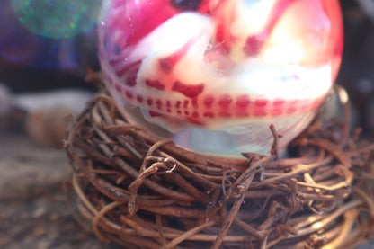 Diaphonized Red Fox Crystal Ball