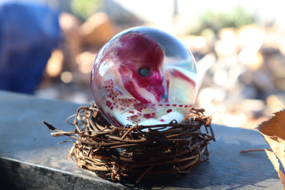 Diaphonized Red Fox Crystal Ball