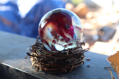 Diaphonized Red Fox Crystal Ball