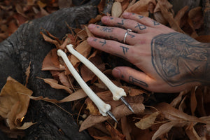 Bobcat Bone Calligraphy Pen