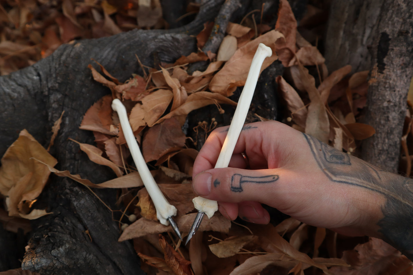 Bobcat Bone Calligraphy Pen