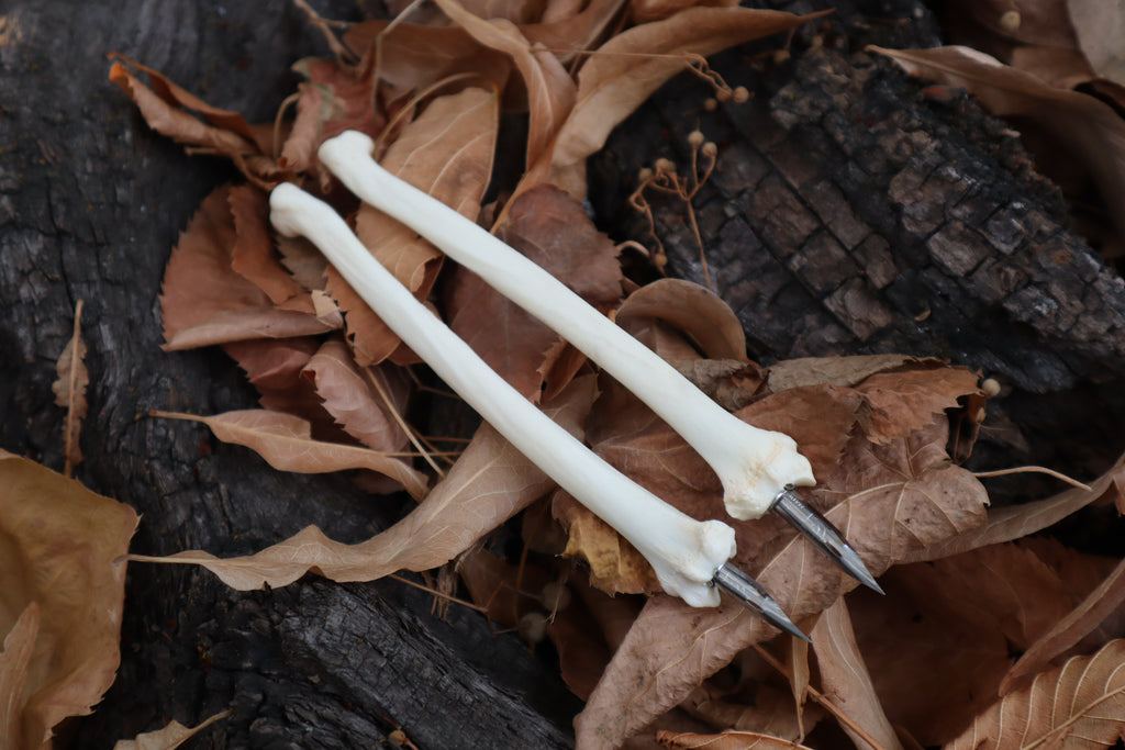 Bobcat Bone Calligraphy Pen