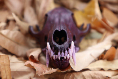 Etheric Violet Red Fox Skull