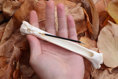 Forest Spirit Whitetail Deer Bone Incense Burner