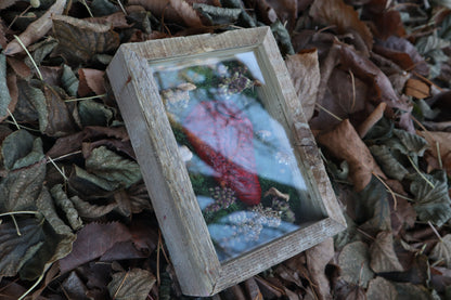 Bisected Whitetail Deer Heart Garden