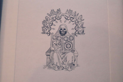 Reserved for Leah - Magni Mortis, The Silvery Water, The Starry Earth- Framed Original Drawing