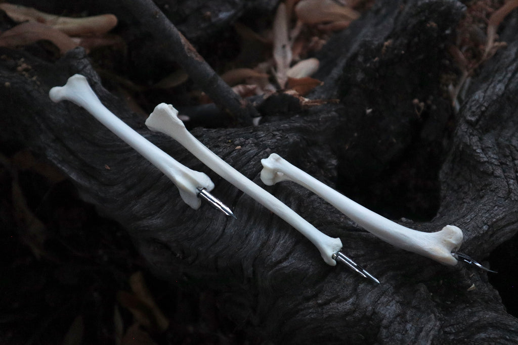 Reserved for Vinette - Red Fox Bone Calligraphy Pen