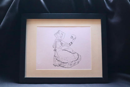 rót - Framed Original Drawing