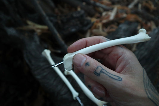 Reserved for Vinette - Red Fox Bone Calligraphy Pen
