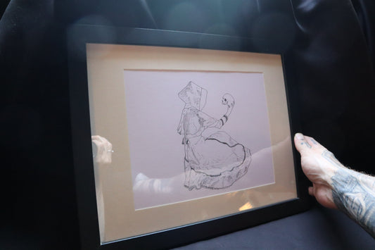 rót - Framed Original Drawing