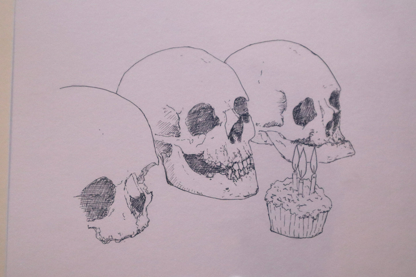 Anassa Eneroi - Framed Original Drawing