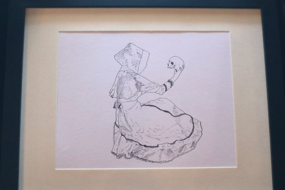 rót - Framed Original Drawing – Freyja's Forest