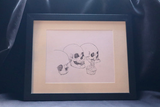 Anassa Eneroi - Framed Original Drawing