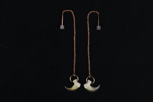 Cat Claw Earrings - 14k Rose Gold