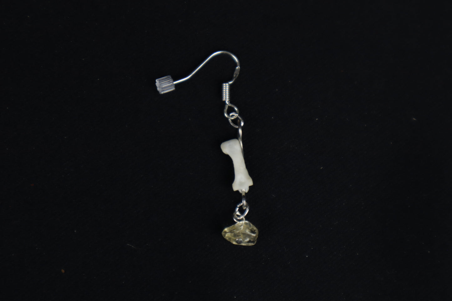 Cat Phalange and Citrine Earring - Single