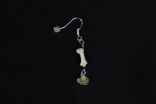 Cat Phalange and Citrine Earring - Single