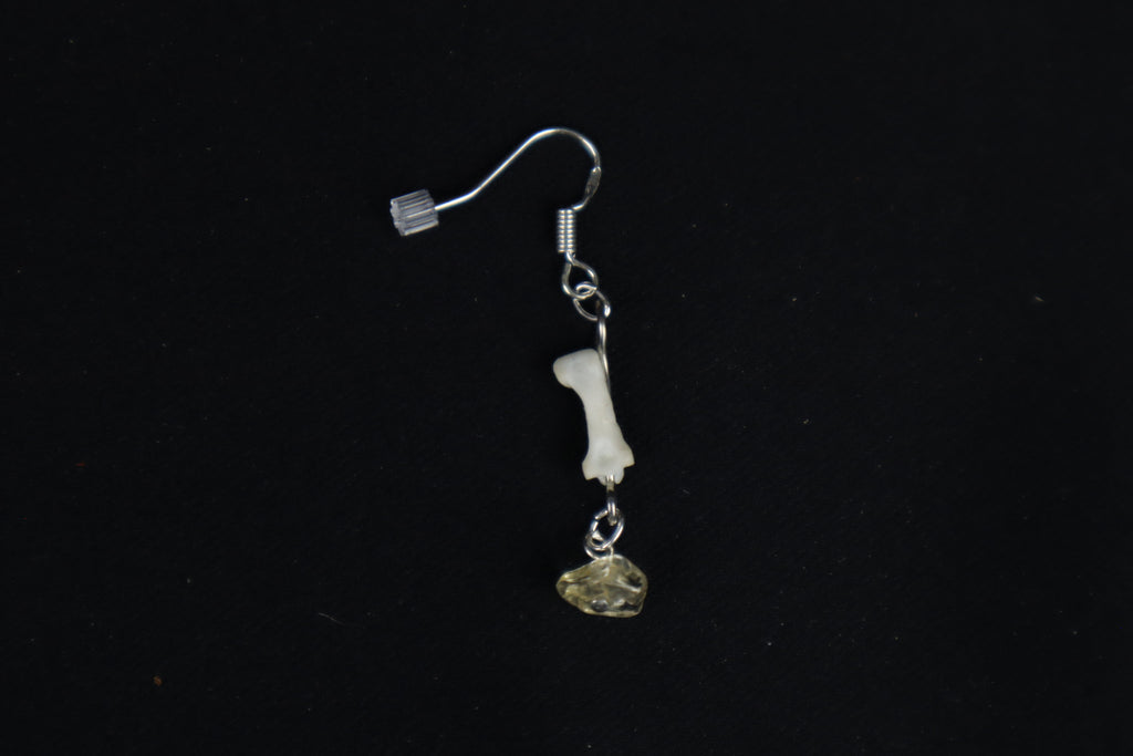 Cat Phalange and Citrine Earring - Single