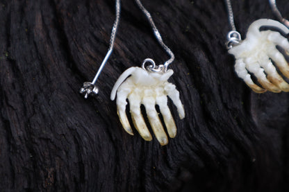Articulated Mole Paw Earrings - .925 Silver