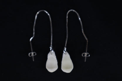 Red Fox Patella Earrings - .925 Silver