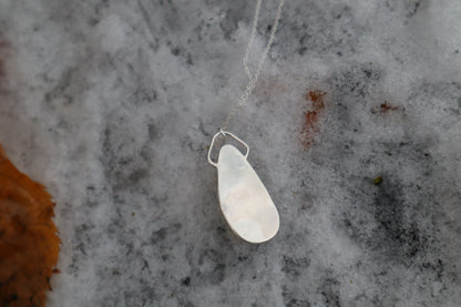 Raccoon Skull Fragment Necklace - .925 Sterling Silver
