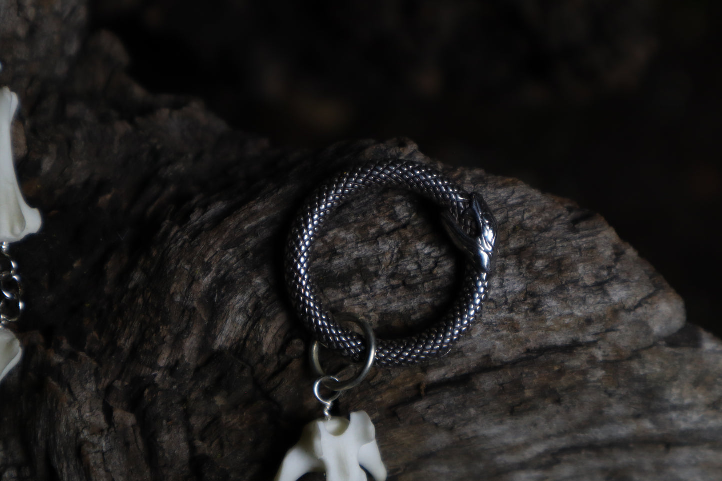 Fluid Polydactyl Cat Tail Articulation with Ouroboros Ring
