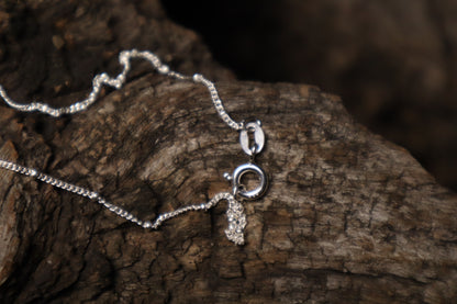Gray Wolf Blood and Bone Shard Necklace