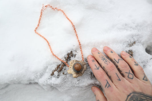 Whitetail Fawn Eyeball Talisman