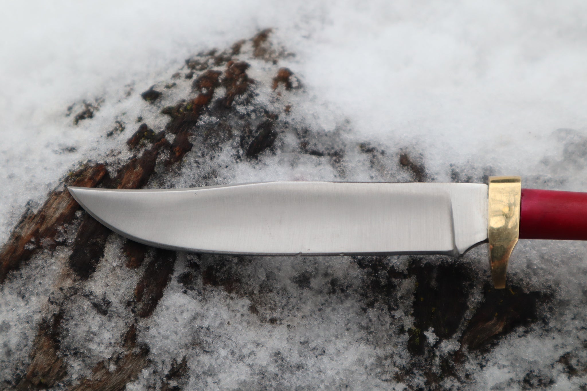 Crimson Bobcat Femur Knife