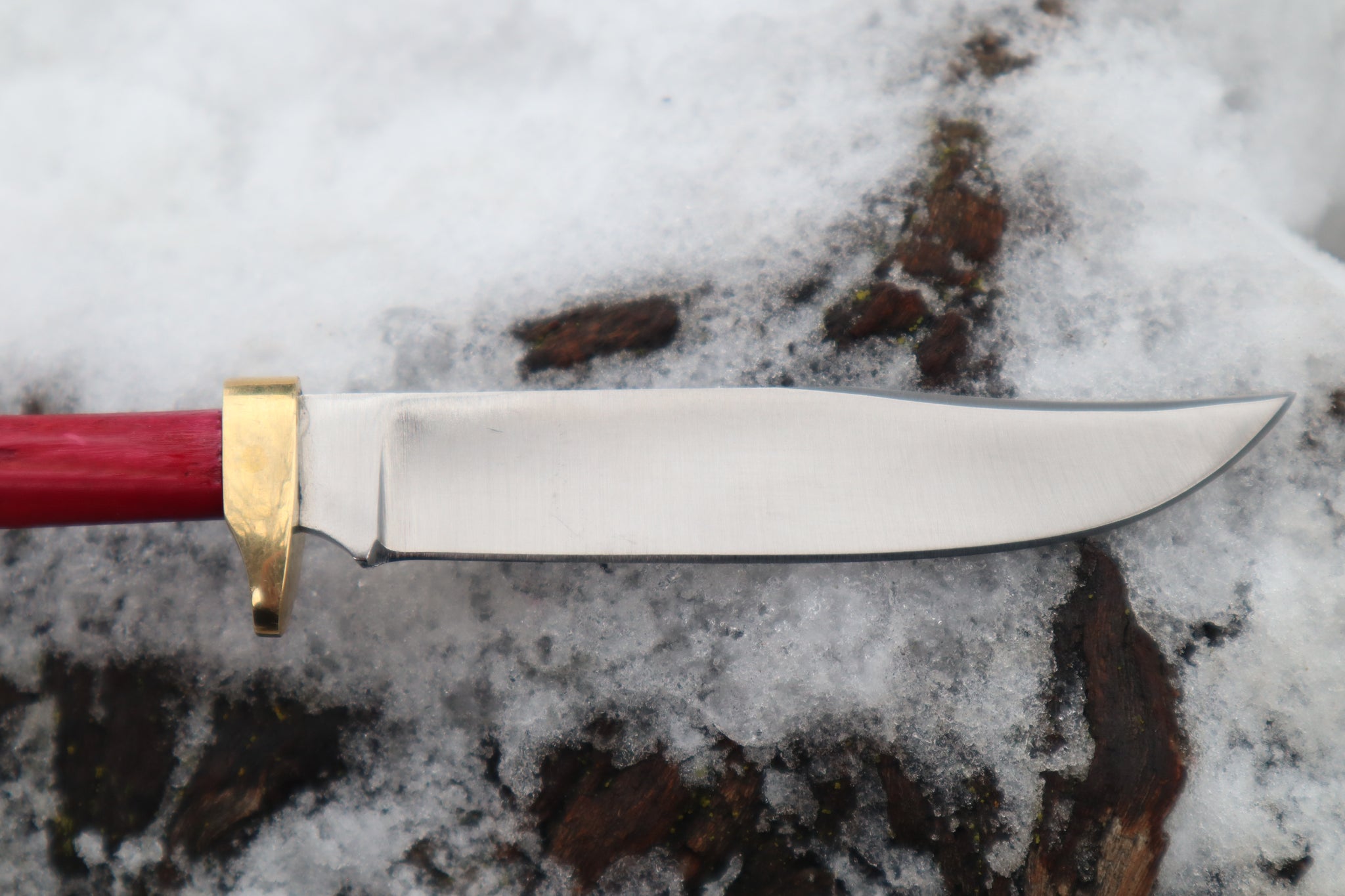 Crimson Bobcat Femur Knife