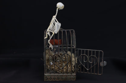 Reserved For Amanda - Boundless - Articulated Budgerigar Sculpture Payment Plan 4 of 4