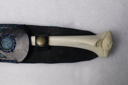 Damascus Whitetail Fawn Eye Knife