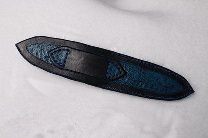 Damascus Whitetail Fawn Eye Knife