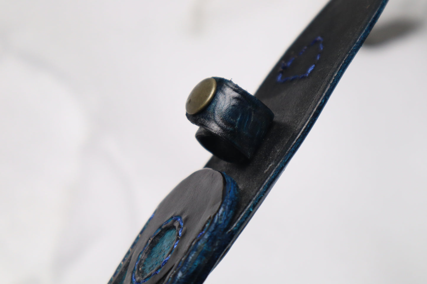 Damascus Whitetail Fawn Eye Knife