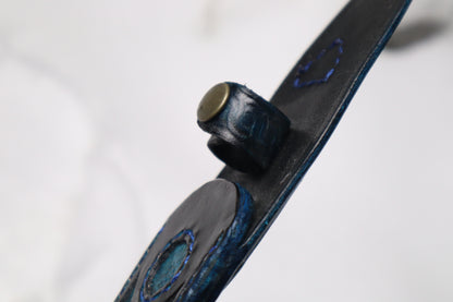 Damascus Whitetail Fawn Eye Knife