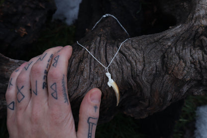 Porcupine Claw Necklace- .925 Silver