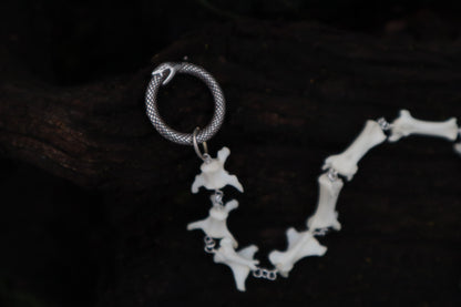 Fluid Red Fox Tail Articulation with Ouroboros Ring