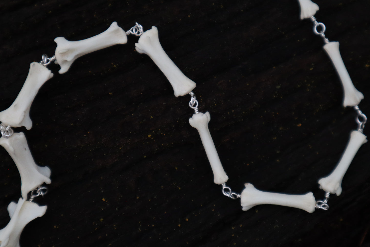 Fluid Red Fox Tail Articulation with Ouroboros Ring
