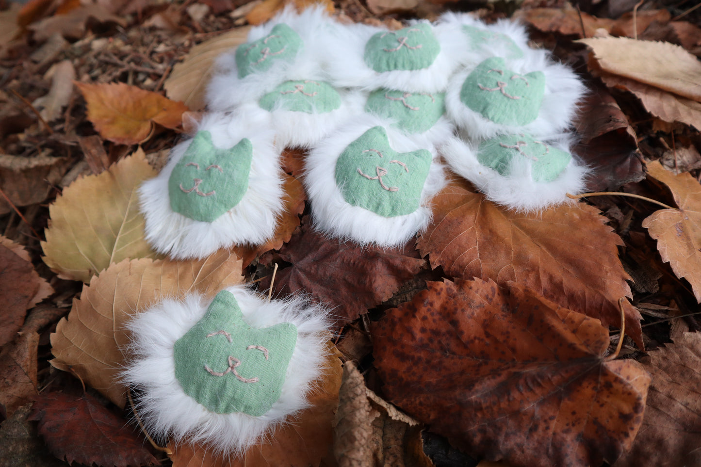 Rabbit Fur Cat Toy