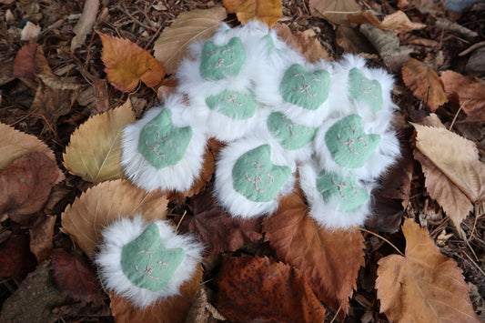 Rabbit Fur Cat Toy
