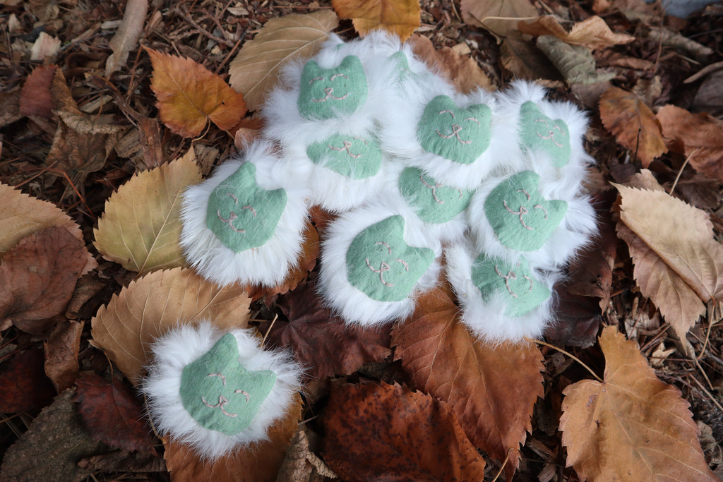 Rabbit Fur Cat Toy