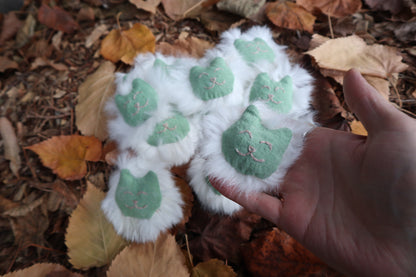 Rabbit Fur Cat Toy